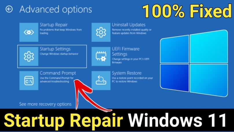 Startup Repair Windows 11